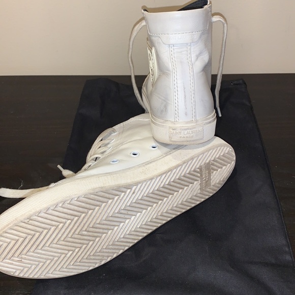 Saint Laurent Bedford High Top Sneakers - Picture 6 of 9